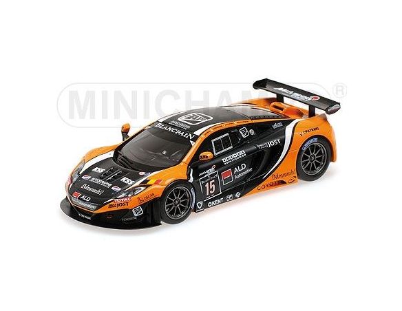 MINICHAMPS 437121315 McLAREN MP4-12C GT3 VIGNALI BROGGI 24H SPA 2012 Modellino