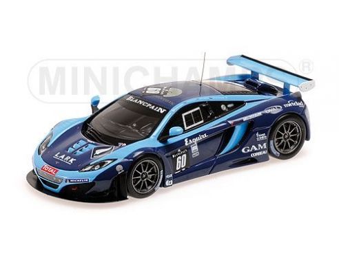 MINICHAMPS 437121360 McLAREN MP4-12C GT3 DRAPER JELLEY 24H SPA 2012 Modellino