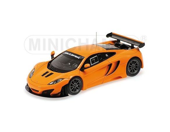 MINICHAMPS 437121399 McLAREN MP4-12C GT3 STREET ORANGE 2012 Modellino