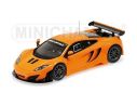 MINICHAMPS 437121399 McLAREN MP4-12C GT3 STREET ORANGE 2012 Modellino