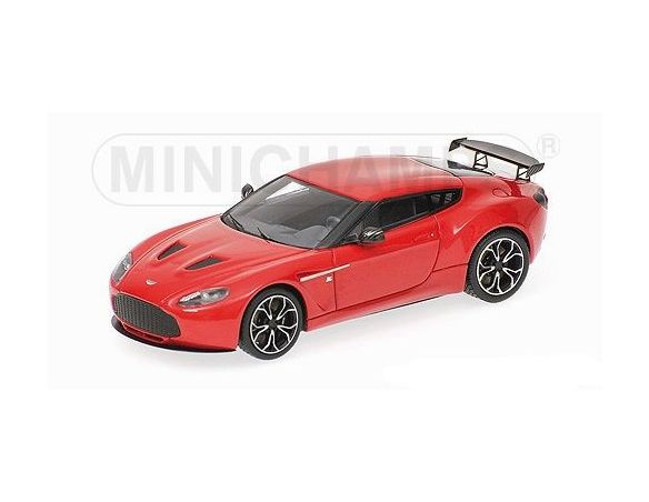 Minichamps PM437137220 ASTON MARTIN V12 ZAGATO 2012 RED 1:43 Modellino