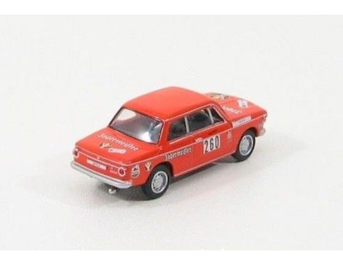 Bub 08429 BMW 2002 RALLY JAGERMEISTER ORANGE Modellino