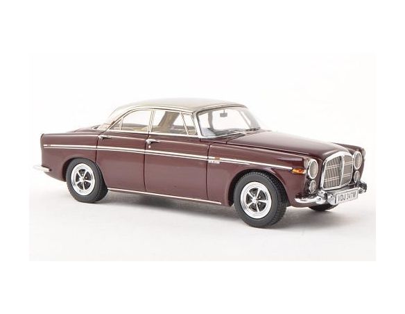 Neo Scale Models NEO43347 ROVER P5b COUPE' 1971 DARK RED/SILVER 1:43 Modellino