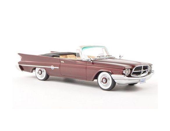 Neo Scale Models NEO44683 CHRYSLER 300F CONVERTIBLE 1960 DARK RED 1:43 Modellino