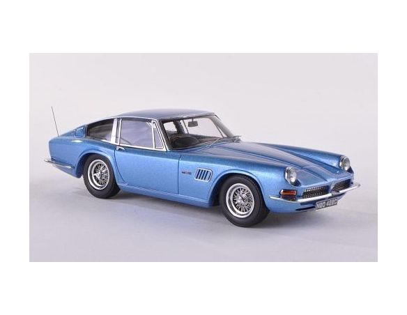 Neo Scale Models NEO45022 AC 428 FRUA FASTBACK 1967 METALLIC LIGHT BLUE 1:43 Modellino