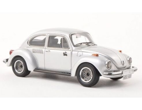 Neo Scale Models NEO45820 VW BEETLE NORDSTADT 1973 SILVER 1:43 Modellino