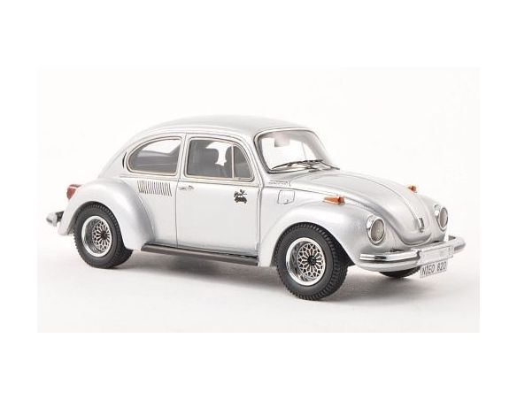 Neo Scale Models NEO45820 VW BEETLE NORDSTADT 1973 SILVER 1:43 Modellino