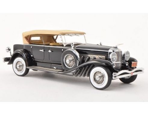 Neo Scale Models NEO45940 DUESEMBERG MODEL J TOURSTER DERHAM 1930 BLACK/BEIGE 1:43 Modellino