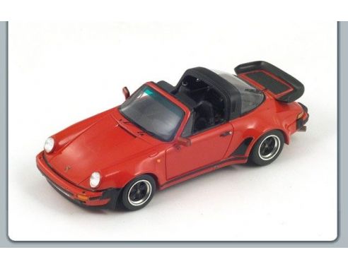 Spark Model S3497 PORSCHE 911 TURBO 3.3 TARGA 1989 RED 1:43 Modellino