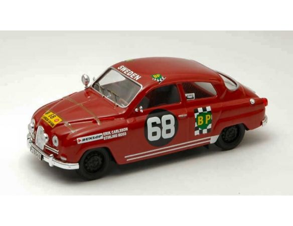 Trofeu TF1508 SAAB 96 N.68 RETIRED (ACCIDENT) SAFARI 1965 STIRLING MOSS-CARLSSON 1:43 Modellino