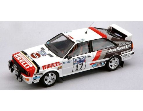 Trofeu TF1615 AUDI QUATTRO N.17 10th RAC 1982 M.WILSON-GREASLEY  1:43 Modellino