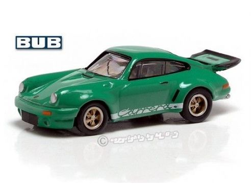 Bub 08654 PORSCHE CARRERA RSR 3.0 GREEN 1/87 Modellino