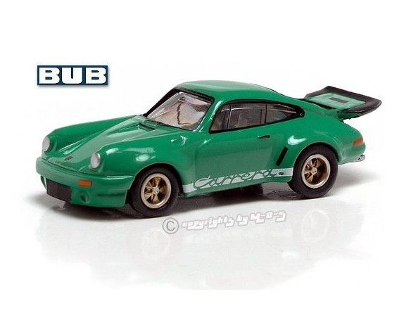 Bub 08654 PORSCHE CARRERA RSR 3.0 GREEN 1/87 Modellino