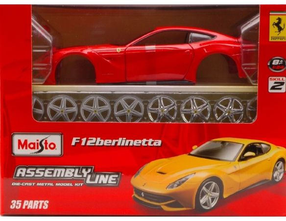 Maisto MI39121 FERRARI F12 BERLINETTA RED KIT 1:24 Modellino