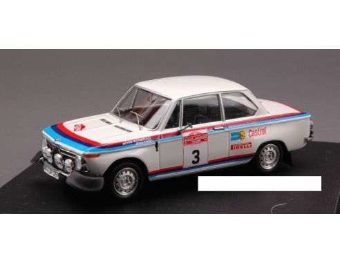 Trofeu TF1717 BMW 2002 N.3 RETIRED (ACCIDENT) S.REMO 1973 WARMBOLD-J.TODT 1:43 Modellino