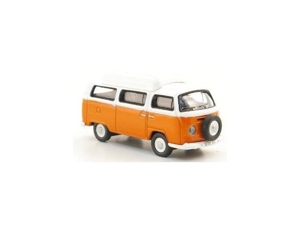 Bub 08775 VW T2A CAMPING ORANGE-WHITE 1/87 Modellino