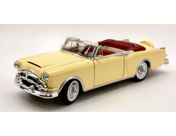 Welly WE0229 PACKARD CARIBBEAN CABRIO 1953 YELLOW CREAM 1:24 Modellino