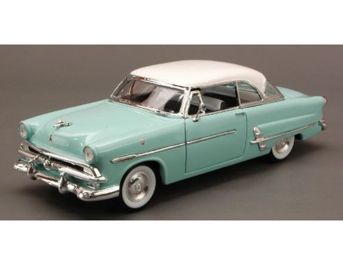 Welly WE0227 FORD CRESTLINE VICTORIA 1953 AQUAMARINE 1:24 Modellino