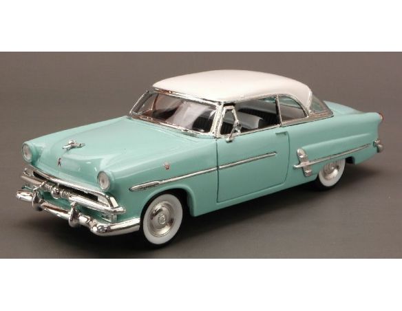 Welly WE0227 FORD CRESTLINE VICTORIA 1953 AQUAMARINE 1:24 Modellino