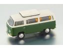 Bub 08776 VW T2 CAMPING GREEN-WHITE 1/87 Modellino