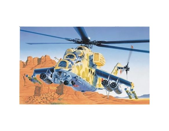 Italeri IT0014 MIL 24 HIND D/E KIT 1:72 Modellino