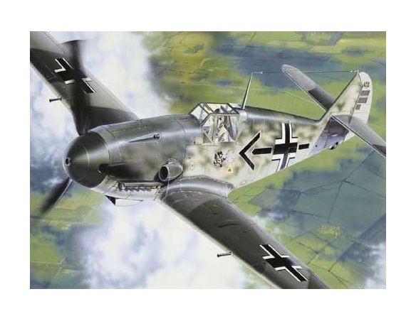 Italeri IT0053 MESSERSCHMITT BF 109 KIT 1:72 Modellino