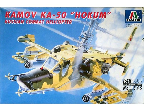 Italeri IT0845 KAMOV KA-50 HOKUM KIT 1:48 Modellino