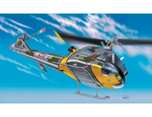 Italeri IT1201 ITALIAN HELICOPTER AB-204 B KIT 1:72 Modellino