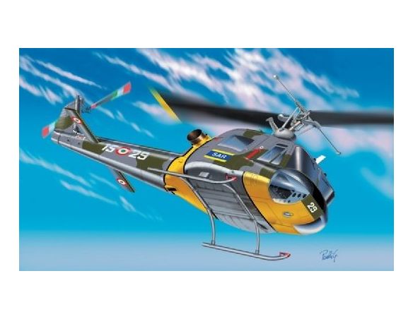 Italeri IT1201 ITALIAN HELICOPTER AB-204 B KIT 1:72 Modellino