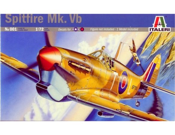 Italeri IT0001 SPITFIRE MK VB KIT 1:72 Modellino