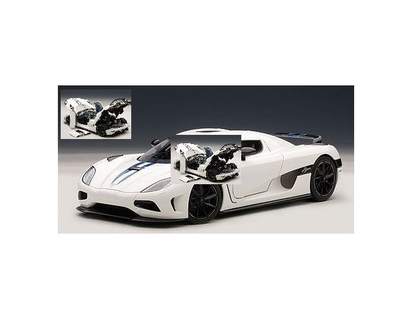 Auto Art / Gateway AA79008 KOENIGSEGG AGERA 2011 WHITE 1:18 Modellino