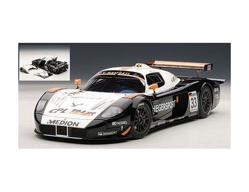 Auto Art / Gateway AA81036 MASERATI MC12 N.33 FIA GT1 CHAMPIONSHIP 2010 HEGER-MULLER 1:18 Modellino