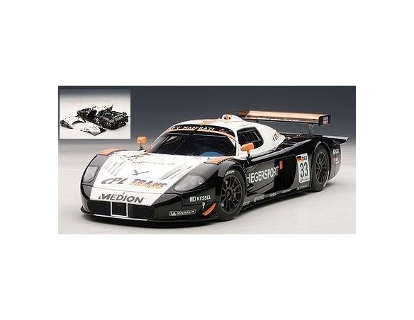 Auto Art / Gateway AA81036 MASERATI MC12 N.33 FIA GT1 CHAMPIONSHIP 2010 HEGER-MULLER 1:18 Modellino