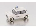 Bub 09103 MINI COOPER S POLICE WHITE 1/87 Modellino
