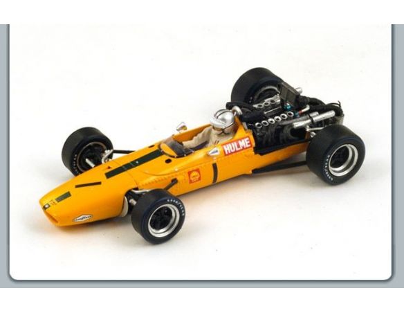 Spark Model S3123 MC LAREN D.HULME 1968 N.1 5th SOUTH AFRICAN GP 1:43 Modellino