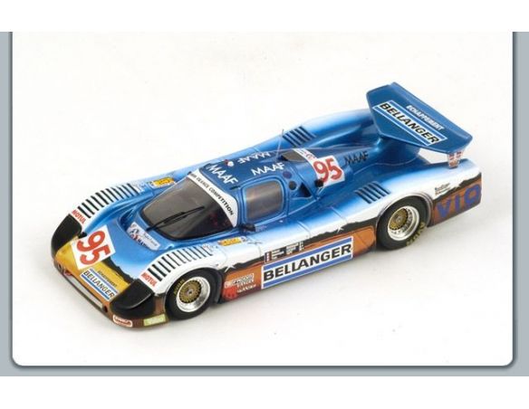 Spark Model S4080 SAUBER C 6 N.95 23th LM 1985 BASSALER-LACAUD-TAPY 1:43 Modellino