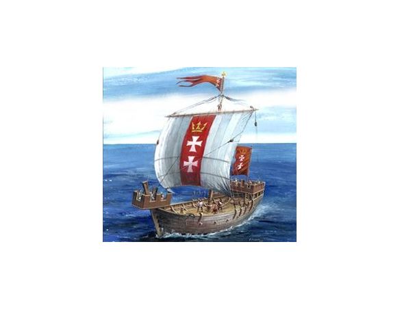 Zvezda Z9018 MEDIEVAL SHIP HANSA COG KIT 1:72 Modellino