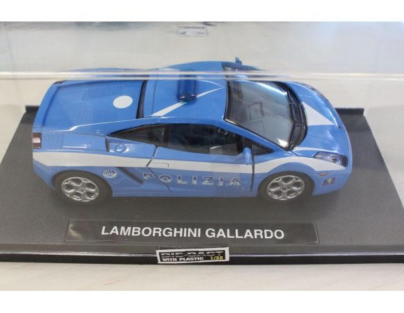 New Ray 50986 Lamborghini Gallardo Polizia di Stato Italia 1:32 Auto Scatola rovinata Modellino
