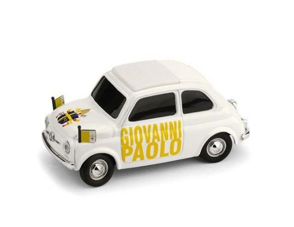 Brumm BMBR050 FIAT 500 GIOVANNI PAOLO BEATO LUI 1:43 Modellino