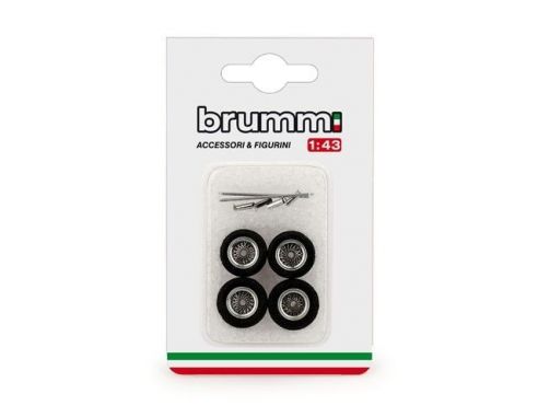 Brumm BMF089 RUOTE IN FOTOINCISIONE PER FERRARI GTO 1962 1:43 Modellino