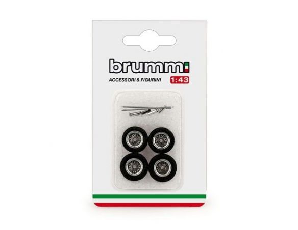 Brumm BMF089 RUOTE IN FOTOINCISIONE PER FERRARI GTO 1962 1:43 Modellino