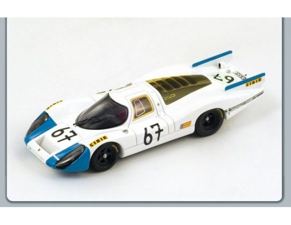 Spark Model S3499 PORSCHE 907 N.67 37th LM 1968 BUCHET-LINGE 1:43 Modellino