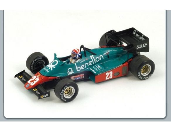 Spark Model S3870 ALFA ROMEO 184T E.CHEEVER 1984 N.23 4th BRAZILIAN GP 1:43 Modellino