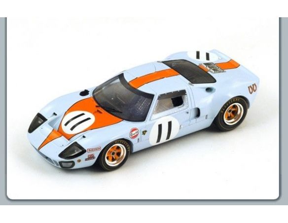 Spark Model S4070 FORD GT 40 N.11 RETIRED (ACCIDENT) LM 1968 OLIVER-MUIR 1:43 Modellino