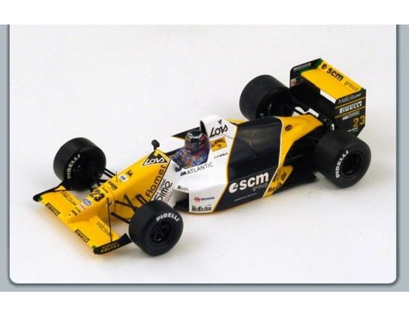 Spark Model S4112 MINARDI M189 P.BARILLA 1989 N.23 RETIRED (CLUTCH) JAPAN GP 1:43 Modellino