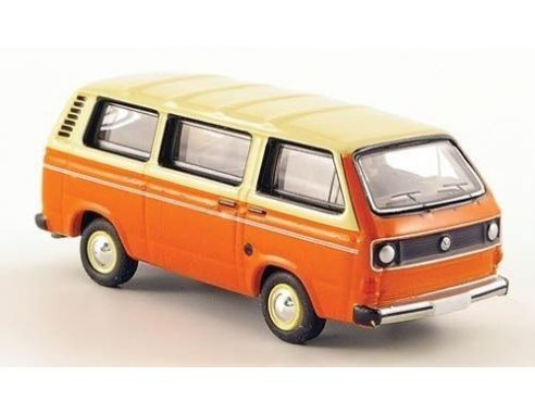 Bub 09250 VW T3 BUS ORANGE-BEIGE 1/87 Modellino