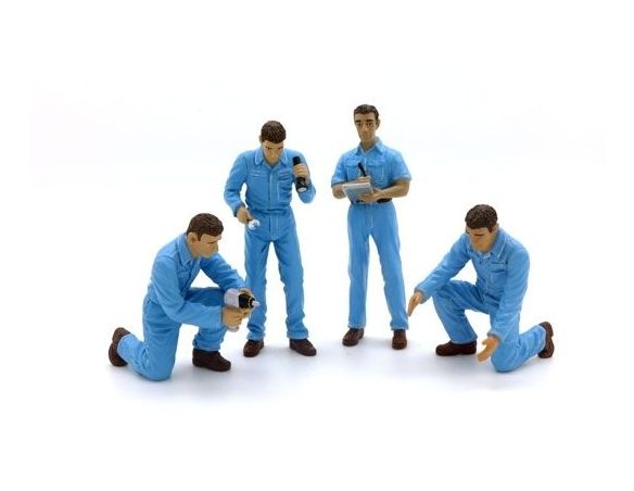 True Scale Miniatures TSM14AC04 SET MECCANICI 1:18 Modellino