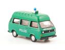 Bub 09252 VW T3 BUS HIGH ROOF POLIZIA GREEN Modellino