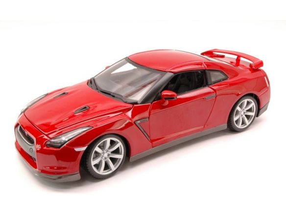 Bburago BU12079R NISSAN GTR 2009 ROSSA 1:18 Modellino