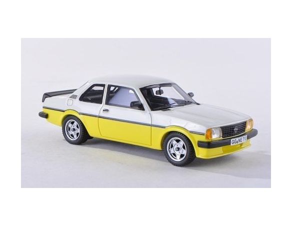 Neo Scale Models NEO43710 OPEL ASCONA B i2000 1980 YELLOW/WHITE 1:43 Modellino